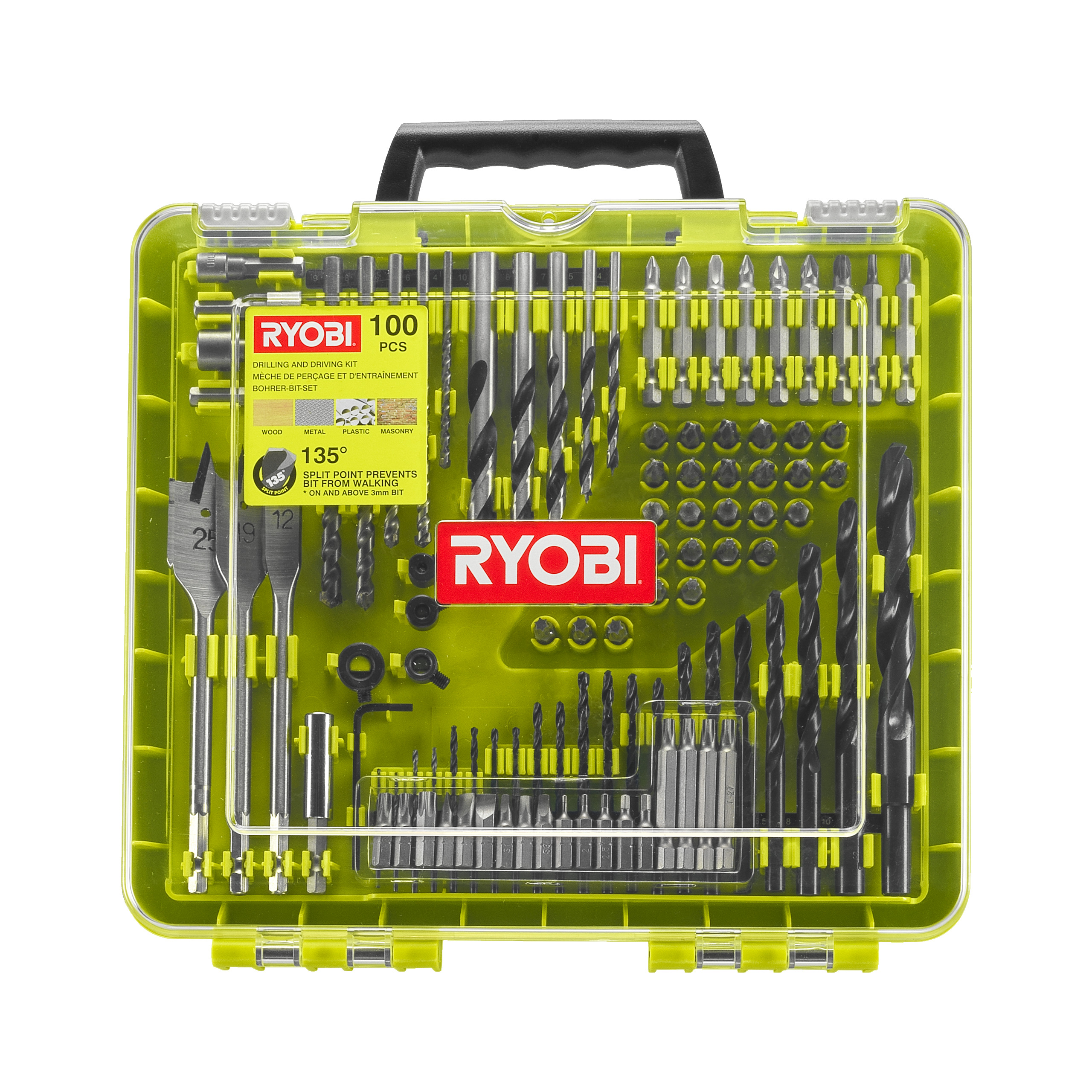 Ryobi Bor- og Bitssæt RAKDD100