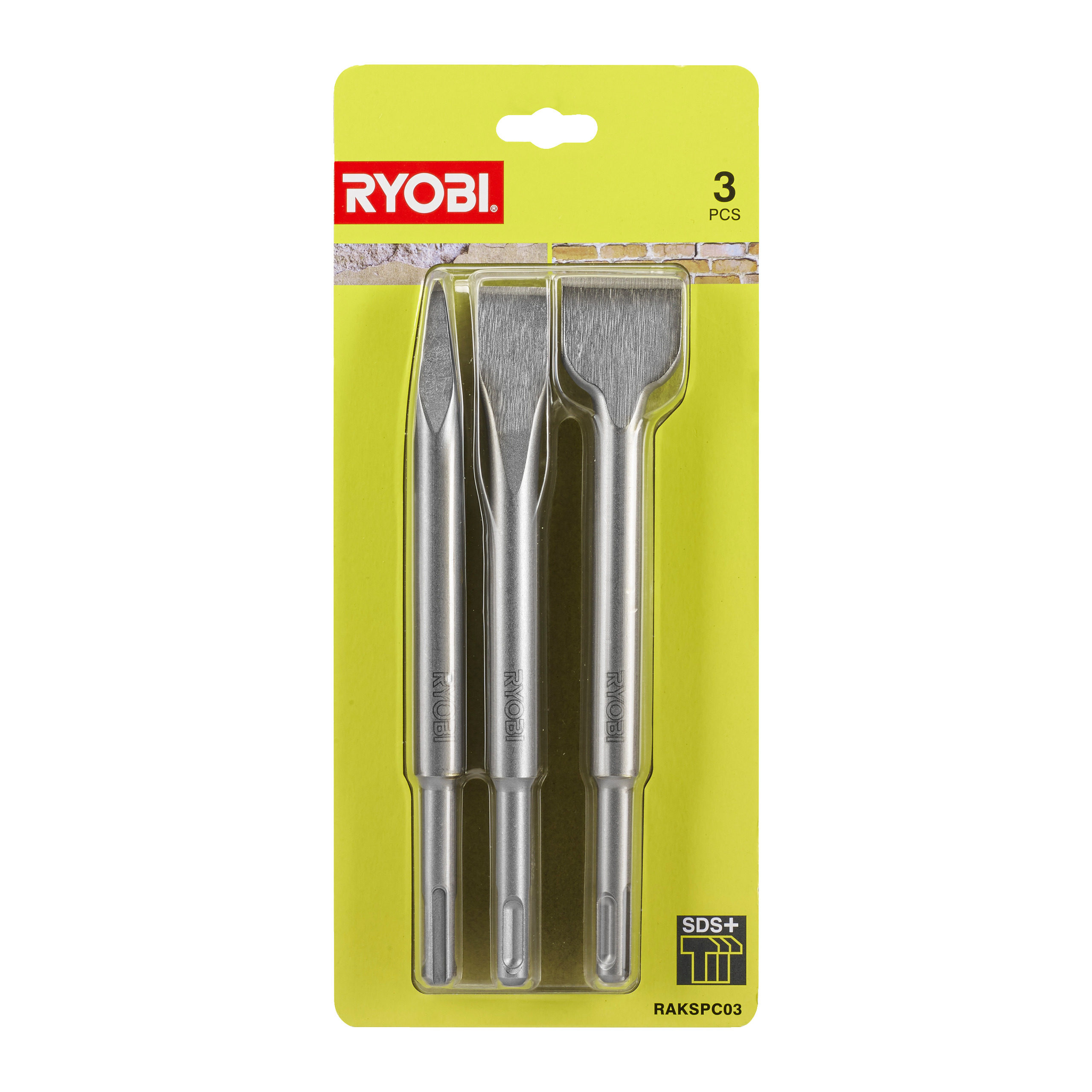 Ryobi Mejselsæt SDS+ RAKSPC03 
