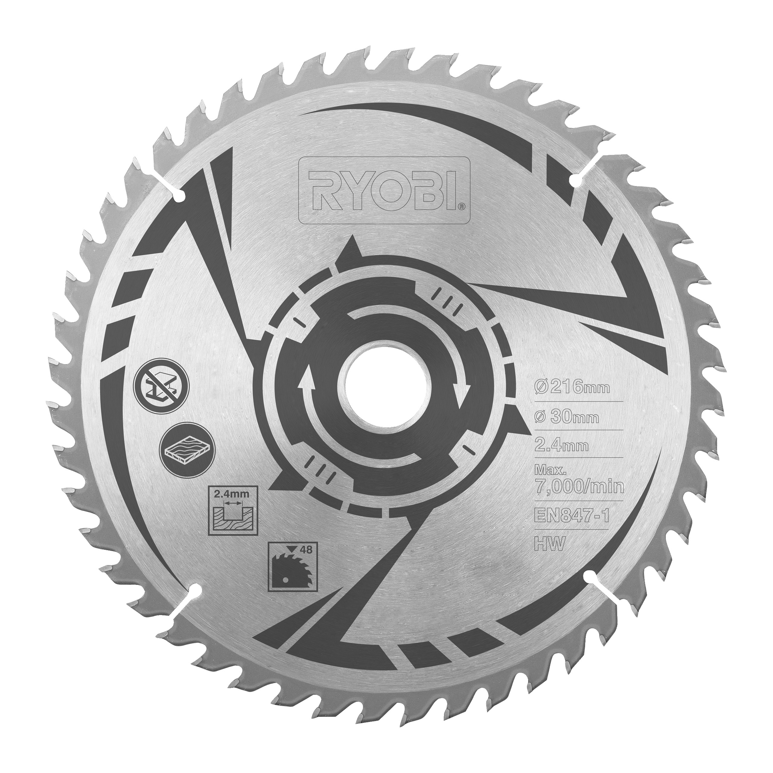 Ryobi Savklinge 48T 216mm SB216T48A1