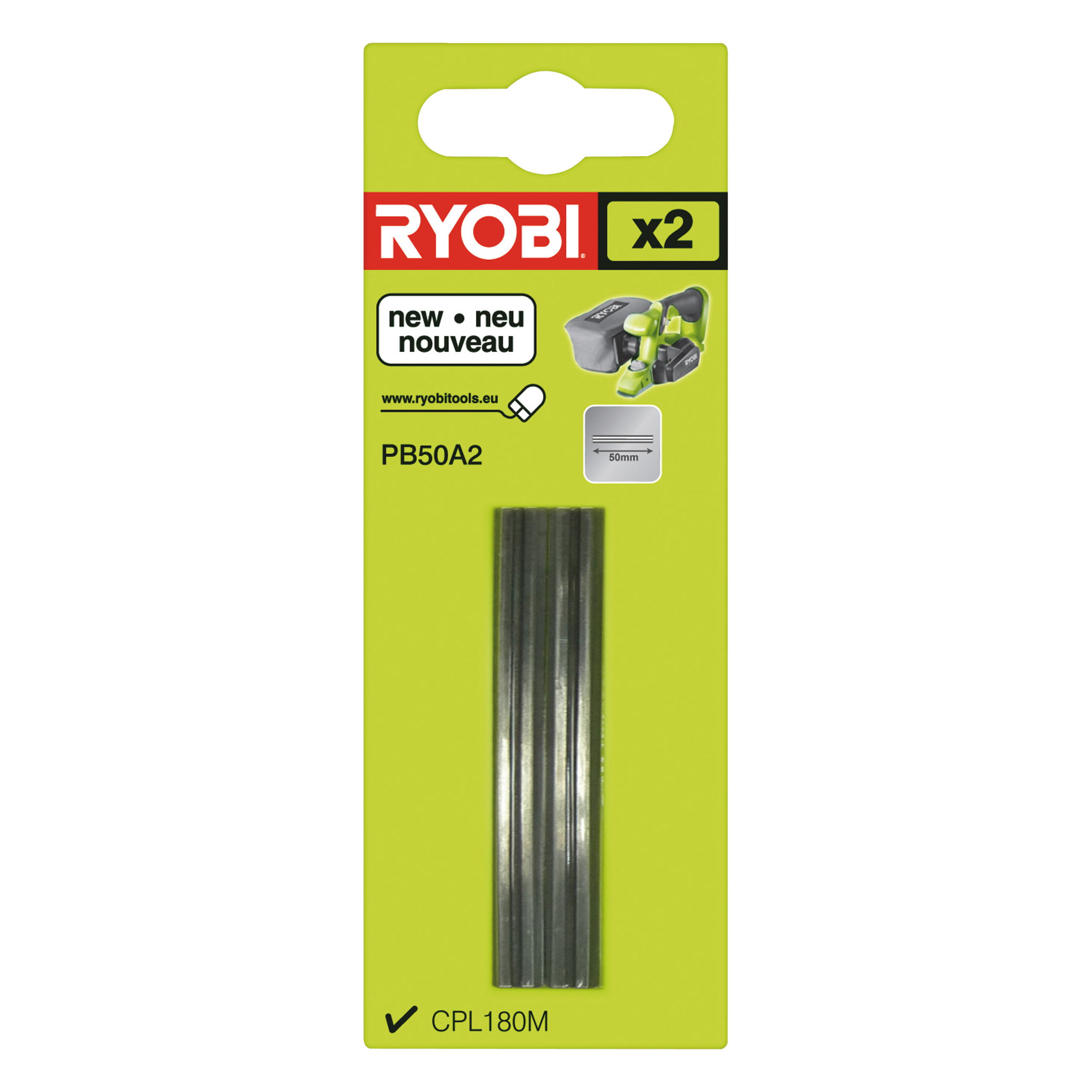 Ryobi Høvljern PB50A2 - 50mm