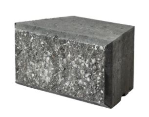 IBF Easyblokke Afdækning 15x18x18/15cm - Sort Antracit