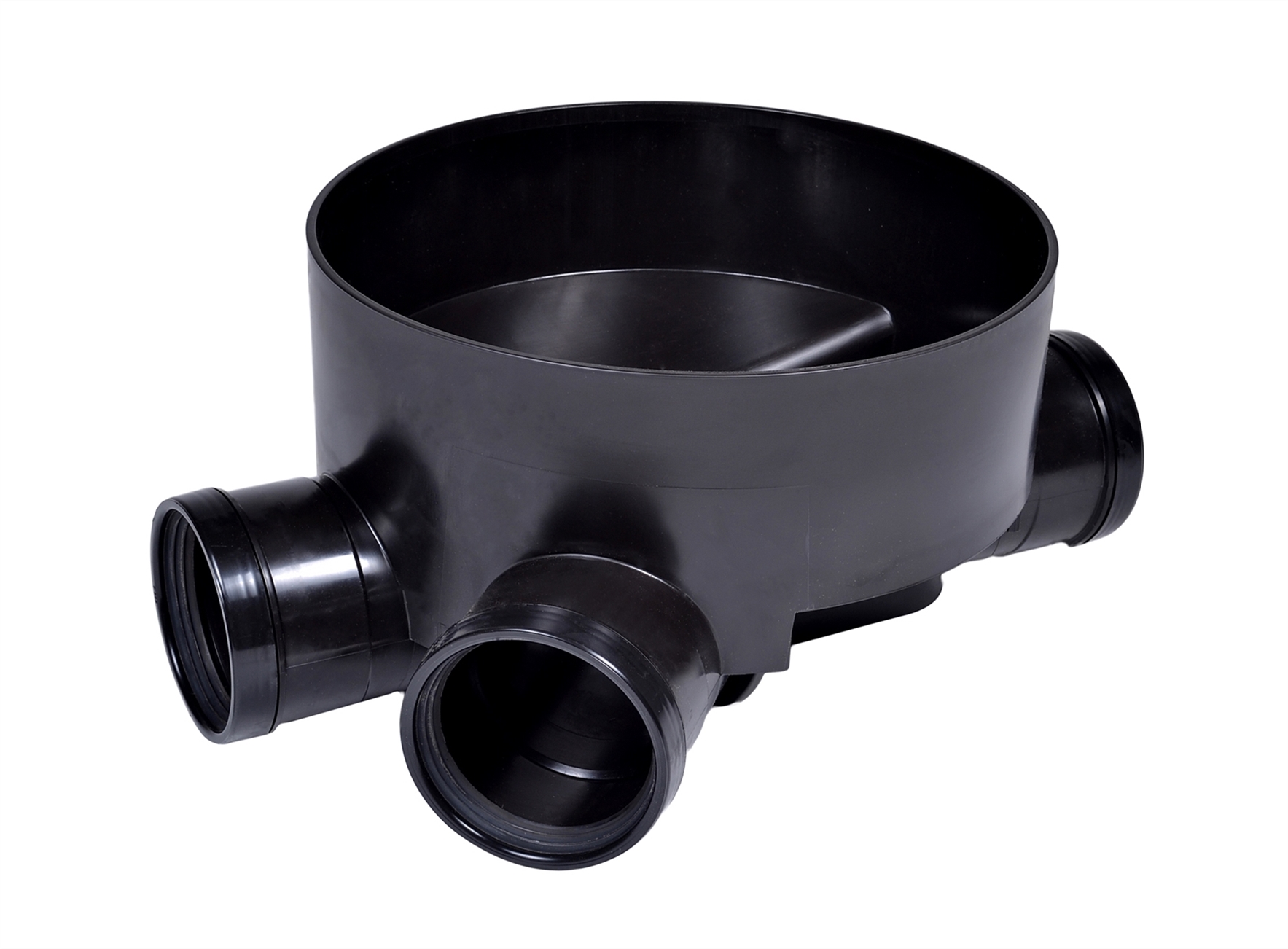 Wavin PP rense/inspektionsbrønd tp3 venstre tilløb - Ø315/160mm