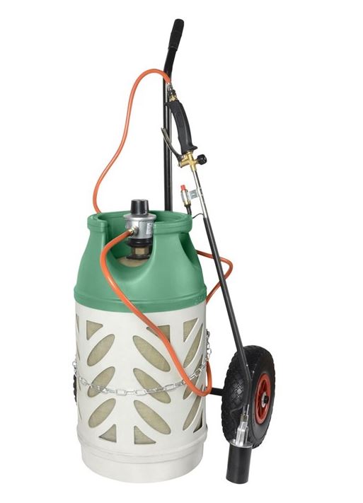 Grouw Gasukrudtsbrænder M/Trolley