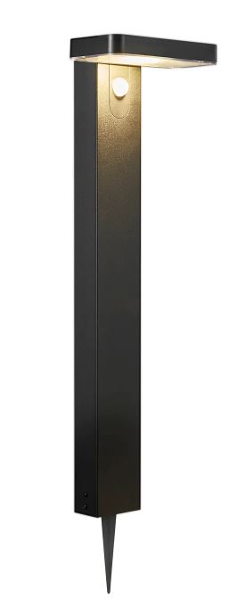 Nordlux Rica Square Bedlampe Sort 