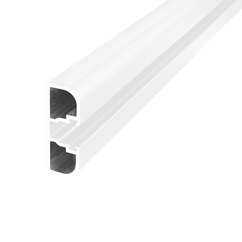 Plastmo Vægstolpe Topmonteret Hvid - 25,5x70x957mm