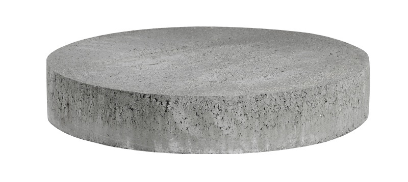 IBF Betonflise Rund Grå 7cm - Ø60