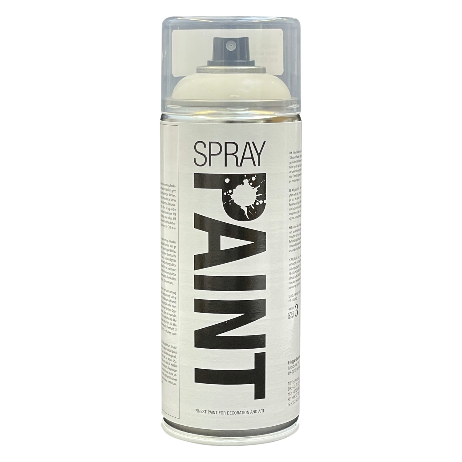 Spray Spraymaling Mat Cremehvid - 400ml 