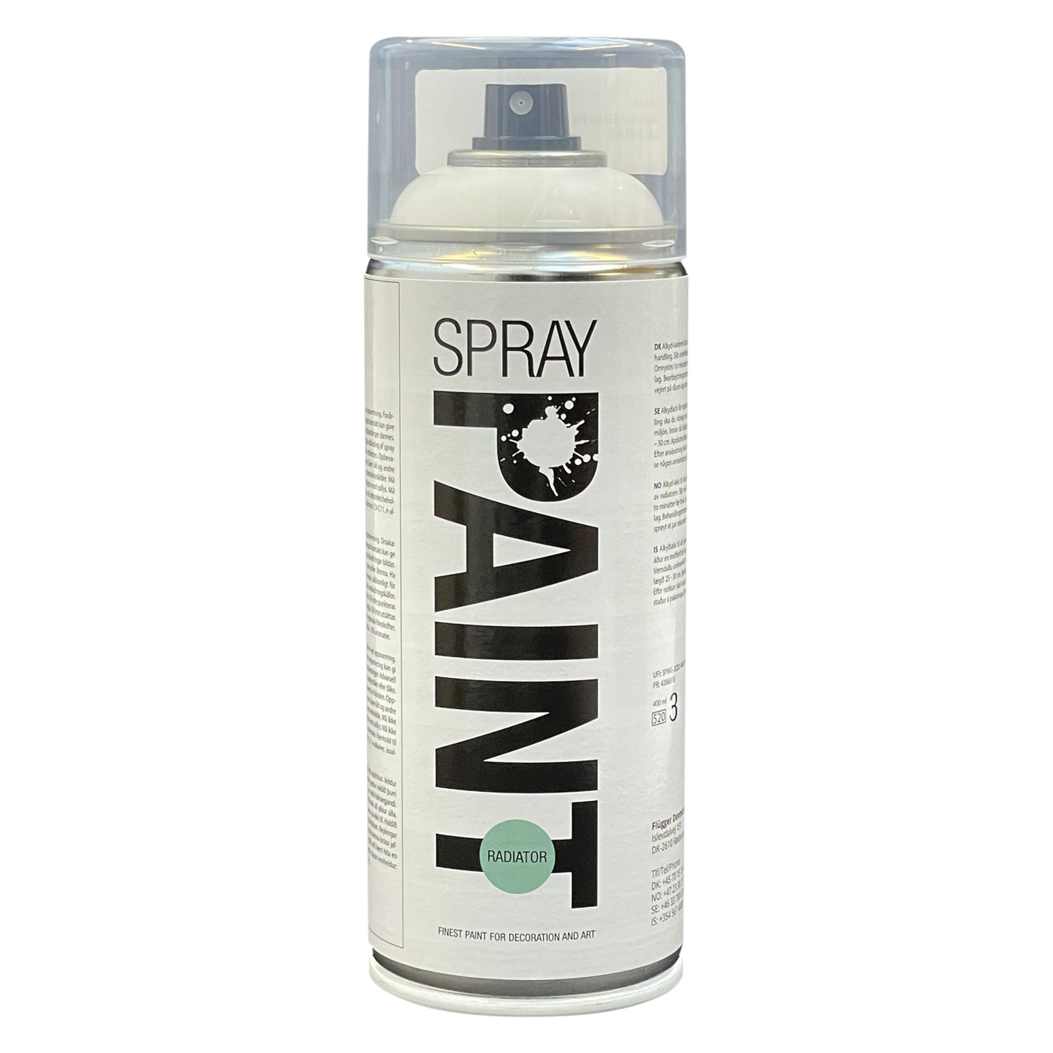 Spray Radiator Spraymaling Hvid - 400ml