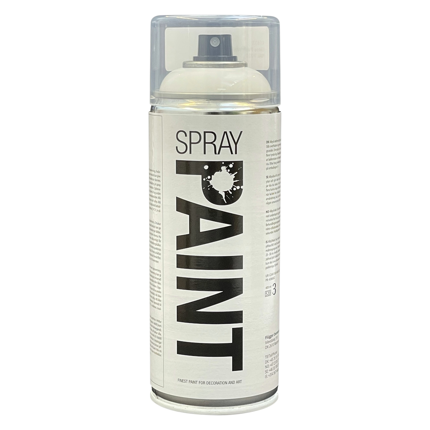 Spray Spraymaling Blank Hvid - 400ml 