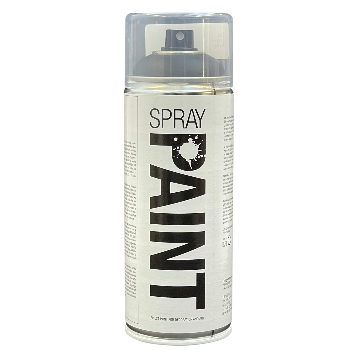 Spray Spraymaling Mat Sort - 400ml 