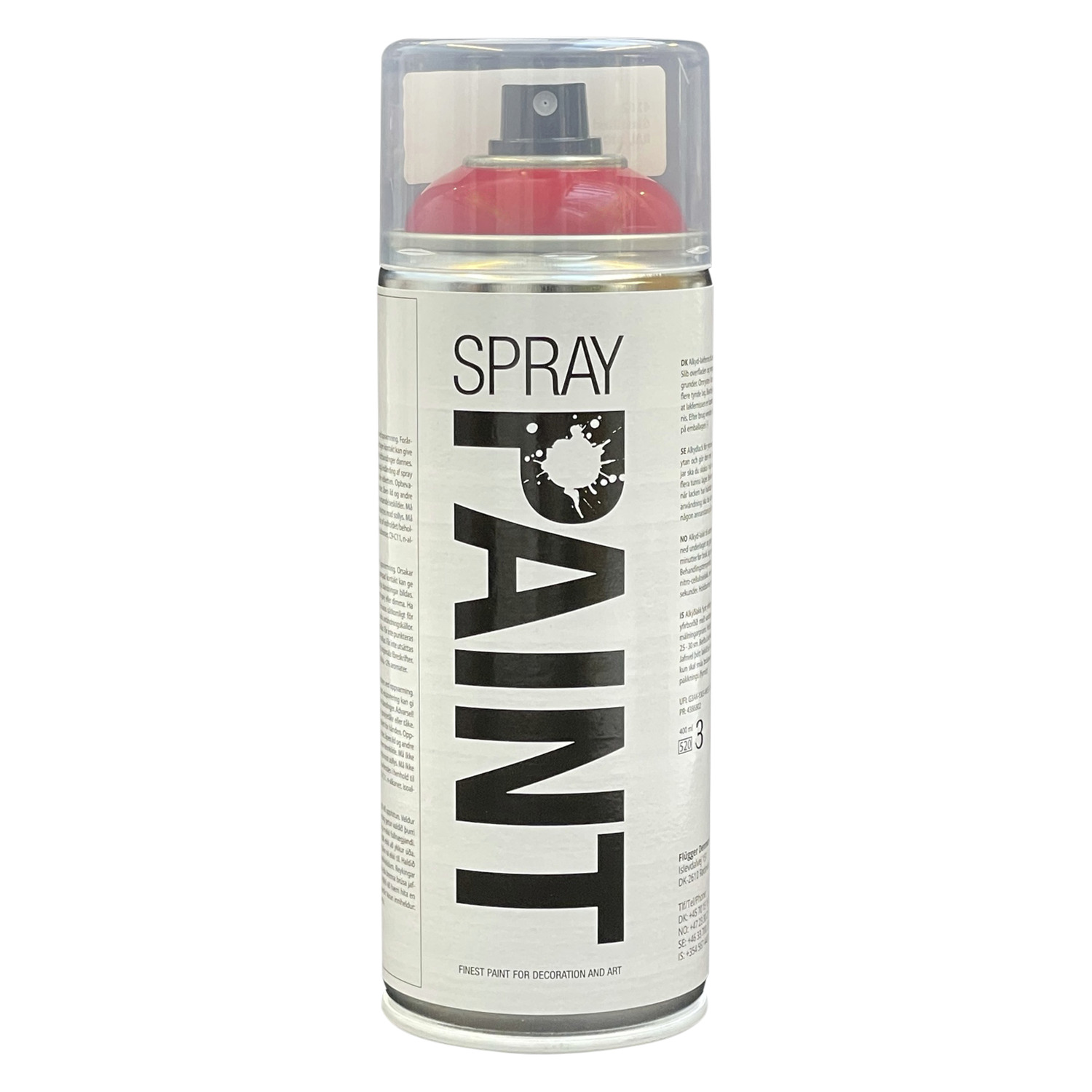 Spray Spraymaling Blank Rød - 400ml