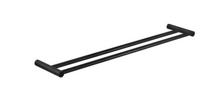 SaniScan Håndklædestang Mat Sort - 12x60cm