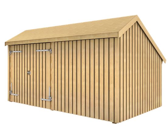 PLUS Byg Selv Havehus og redskabsskur i Træ - 10,8 m²