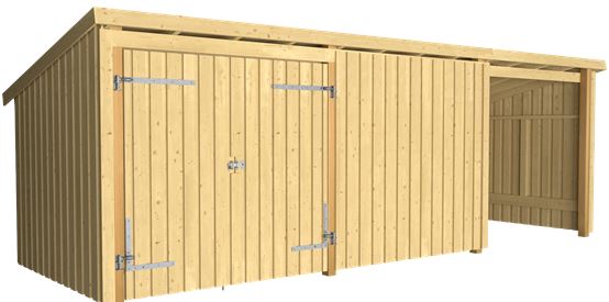 Plus Nordic Multi Havehus 14m² Ubeh. Lukket/Åben Front