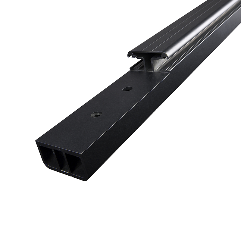 Plastmo Glasrækværk - Frontmonteret midterstolpe 70x1170x70mm