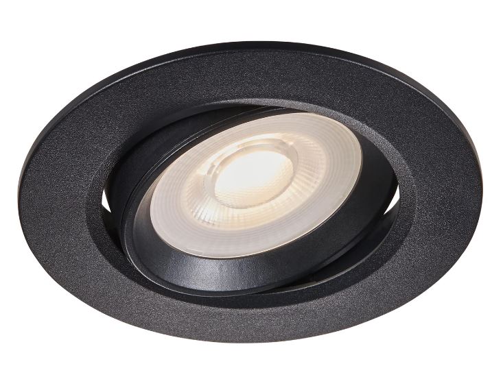 Roar Kip LED IP23 Dæmpbar Sort