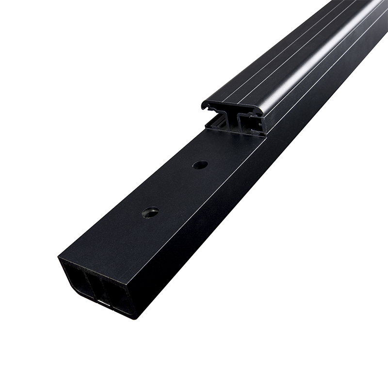 Plastmo Glasrækværk Frontmonteret endestolpe - 70x-1170x70mm