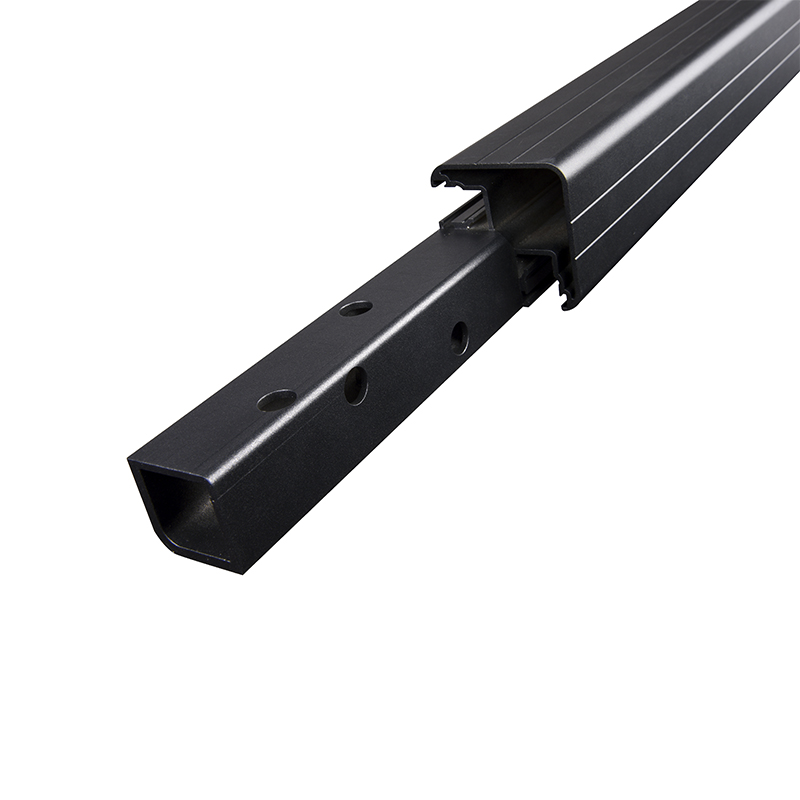 Plastmo Glasrækværk Frontmonteret Hjørnestolpe Indv.endig - 70x1170x70mm