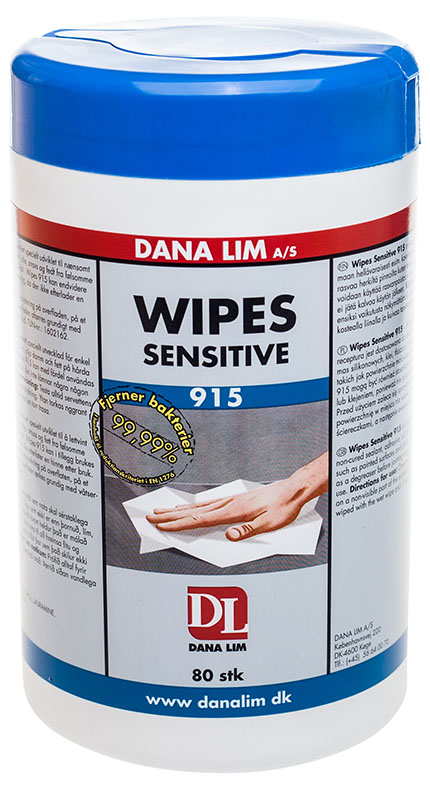 Dana Lim 915 - Sensitive Vådservietter - 80 stk/sp