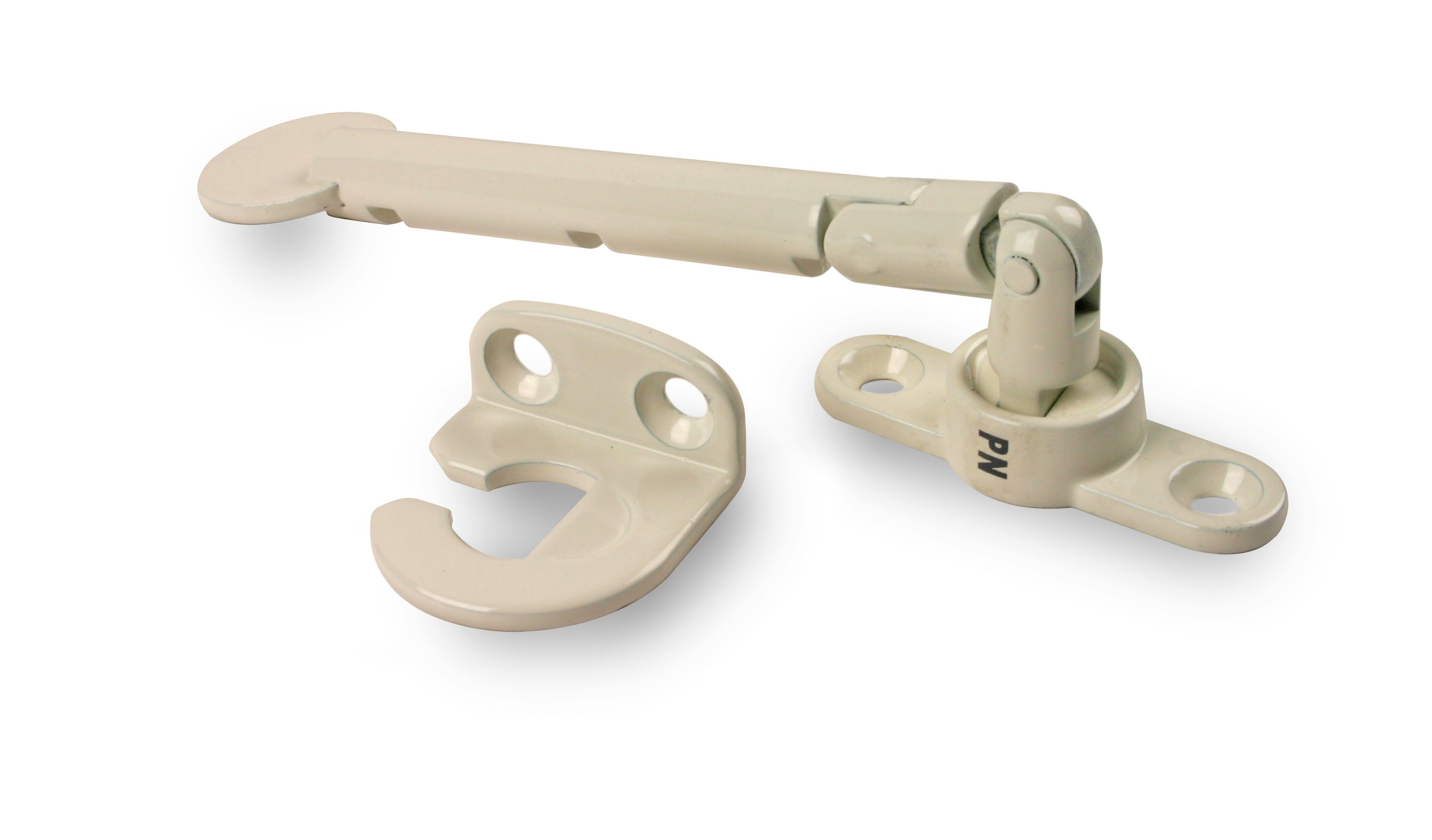 PN Sikringsbeslag M/spærre Hvid 