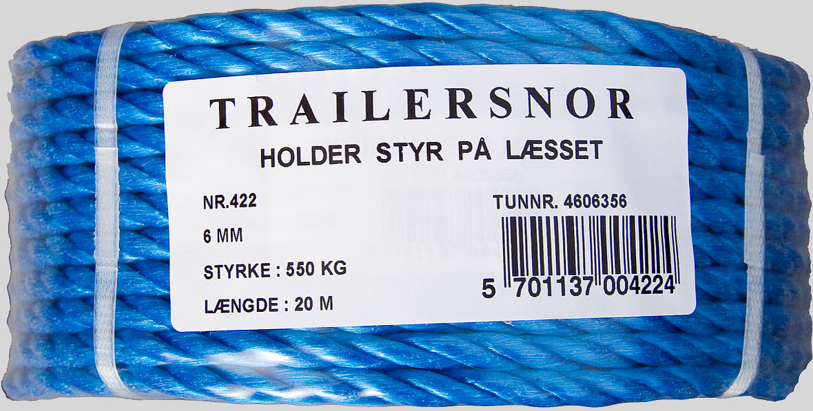 G. Funder Trailersnor Blå - 20m