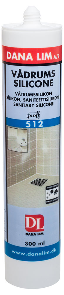 Dana Lim 512 - Vådrumssilikone - Antracit 300ml