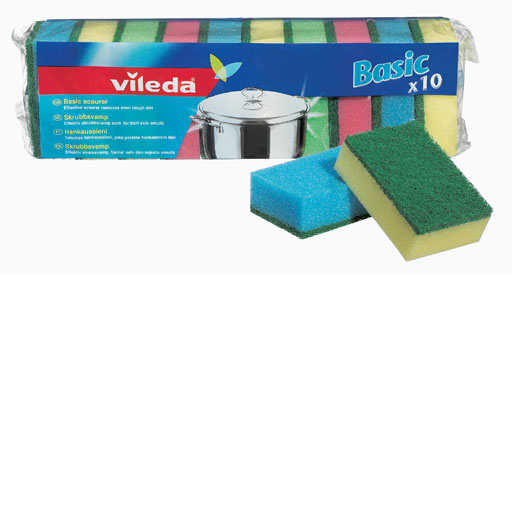 Vileda Grydesvamp rainbow 10 stk