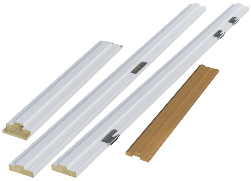 Swedoor Karmsæt/308 bd30 venstre Hvid - 128x886x2089mm