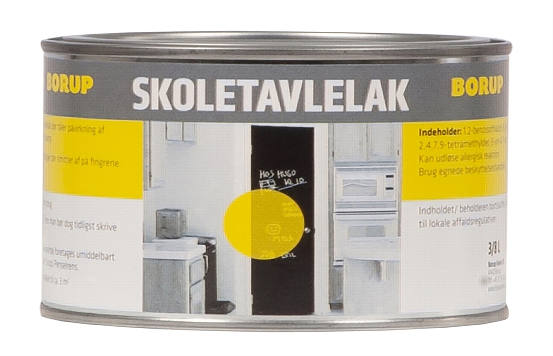Borup Skoletavlelak Sort - 0,375L