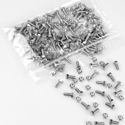 Simpson bolte med møtrik M5x12mm - 100 stk/pakke