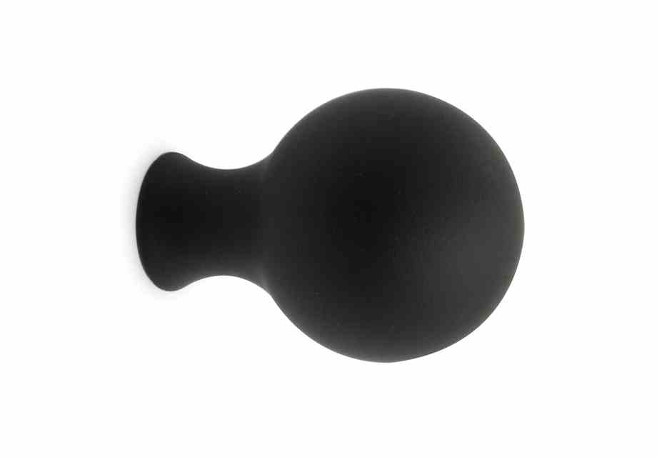 Habo Møbelknop William Sort - Ø25mm