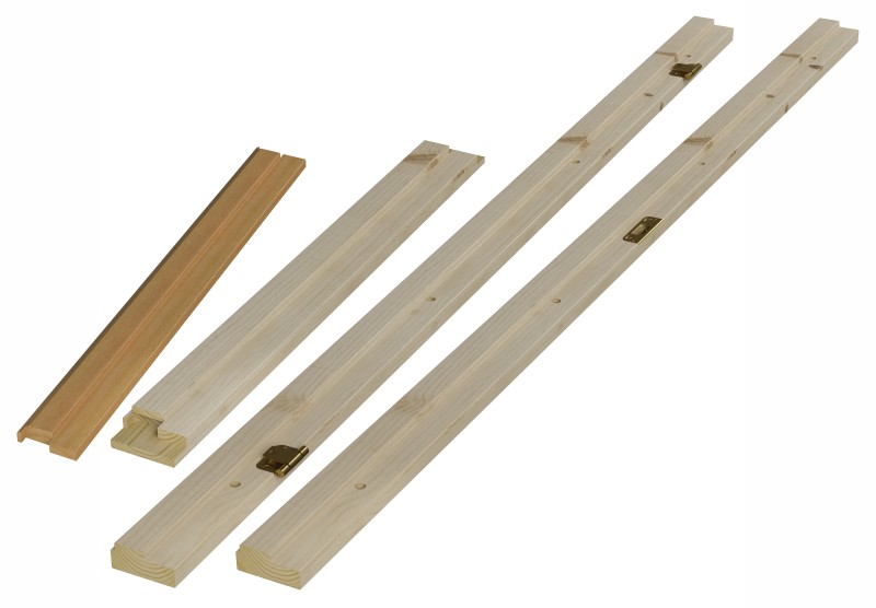 Swedoor Snap-in Karmsæt Ubehandlet M/bundstykke - 100x886x2089mm