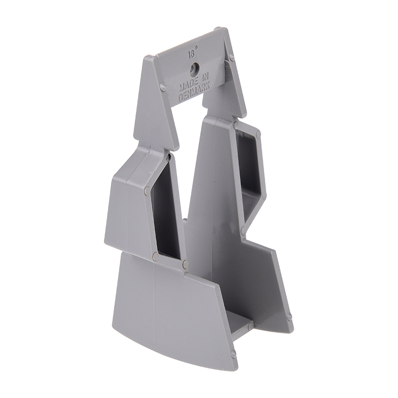 Plastmo Trekantkile 18°/27° Grå