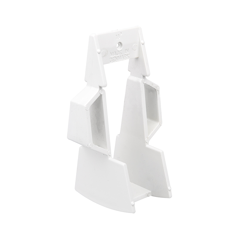 Plastmo Trekantkile 18°/27° Hvid