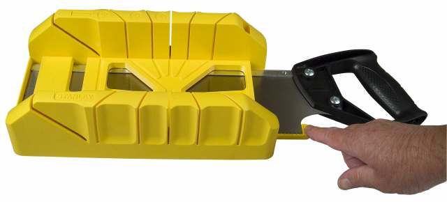 Skærekasse m/rygsavsholder