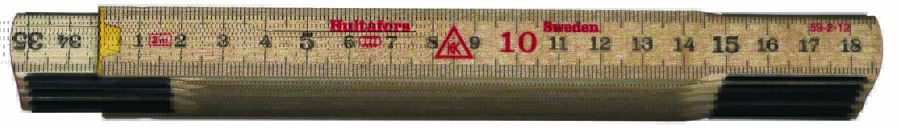 Hultafors Tommestok 59-1-6 1m