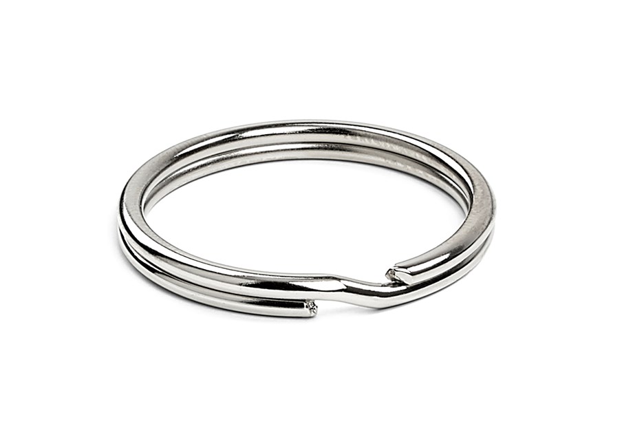 Habo nøgleringe 4 stk. 2x25mm + 2x30mm