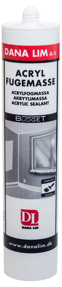 Dana Lim - Budget akrylfugemasse - Hvid 300ml