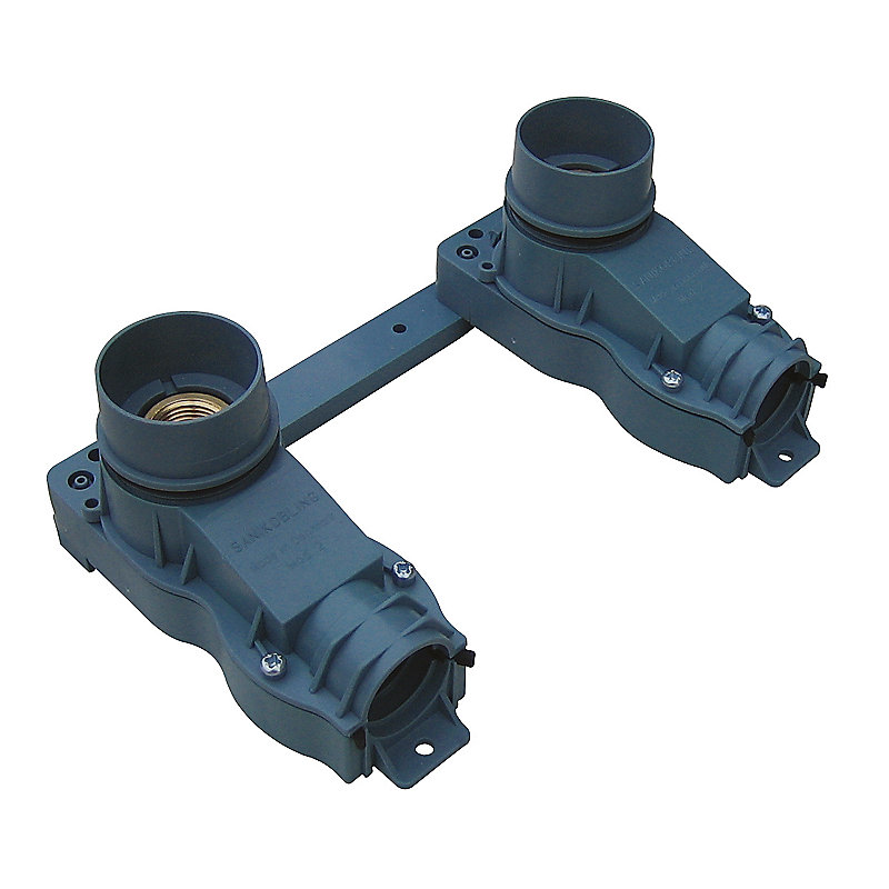 Dobbelt koblingsdåse til indmuring