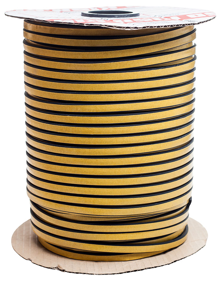 Dana Lim 141 - Sort Glasbånd - 2x8mm tætningsliste