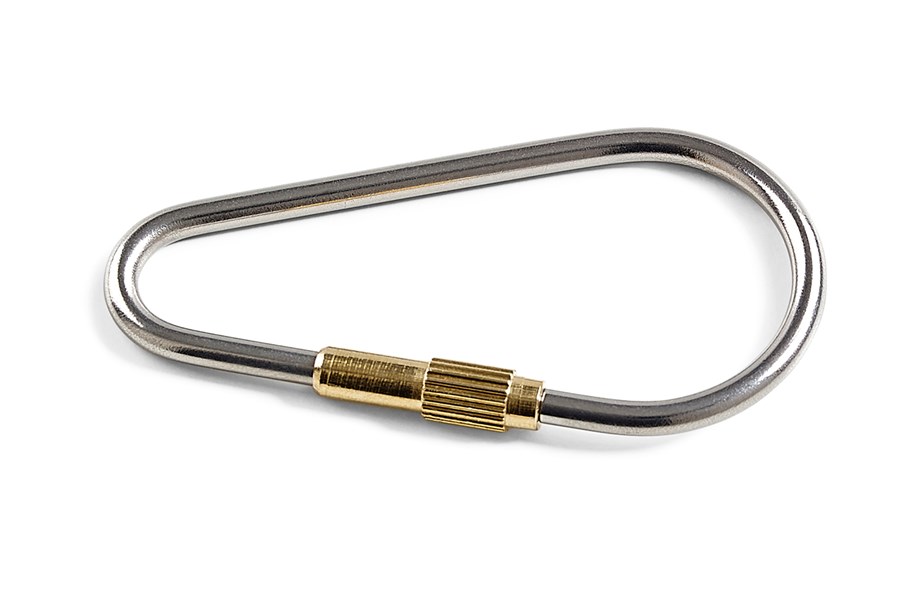 Nøgleringe rustfri 2 stk. - 50mm