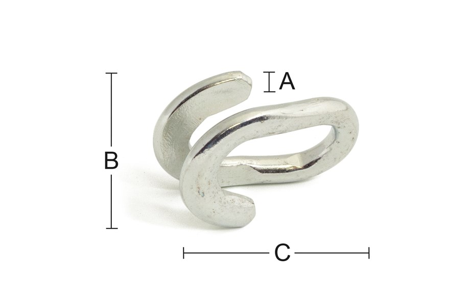 Habo Nødled galvaniseret 4 stk. - 6mm