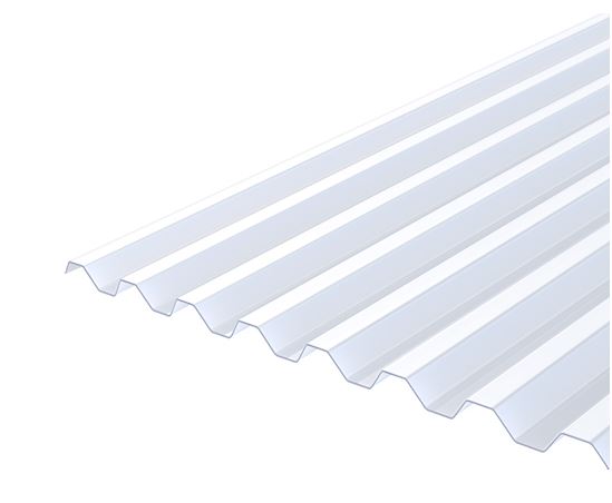 Plastmo EcoLite - Klare Trapezplade - 109x240cm