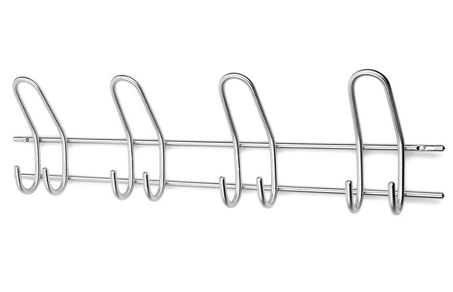 Habo Knagerække Saturn 4 stk dobbelt -Rustfri 