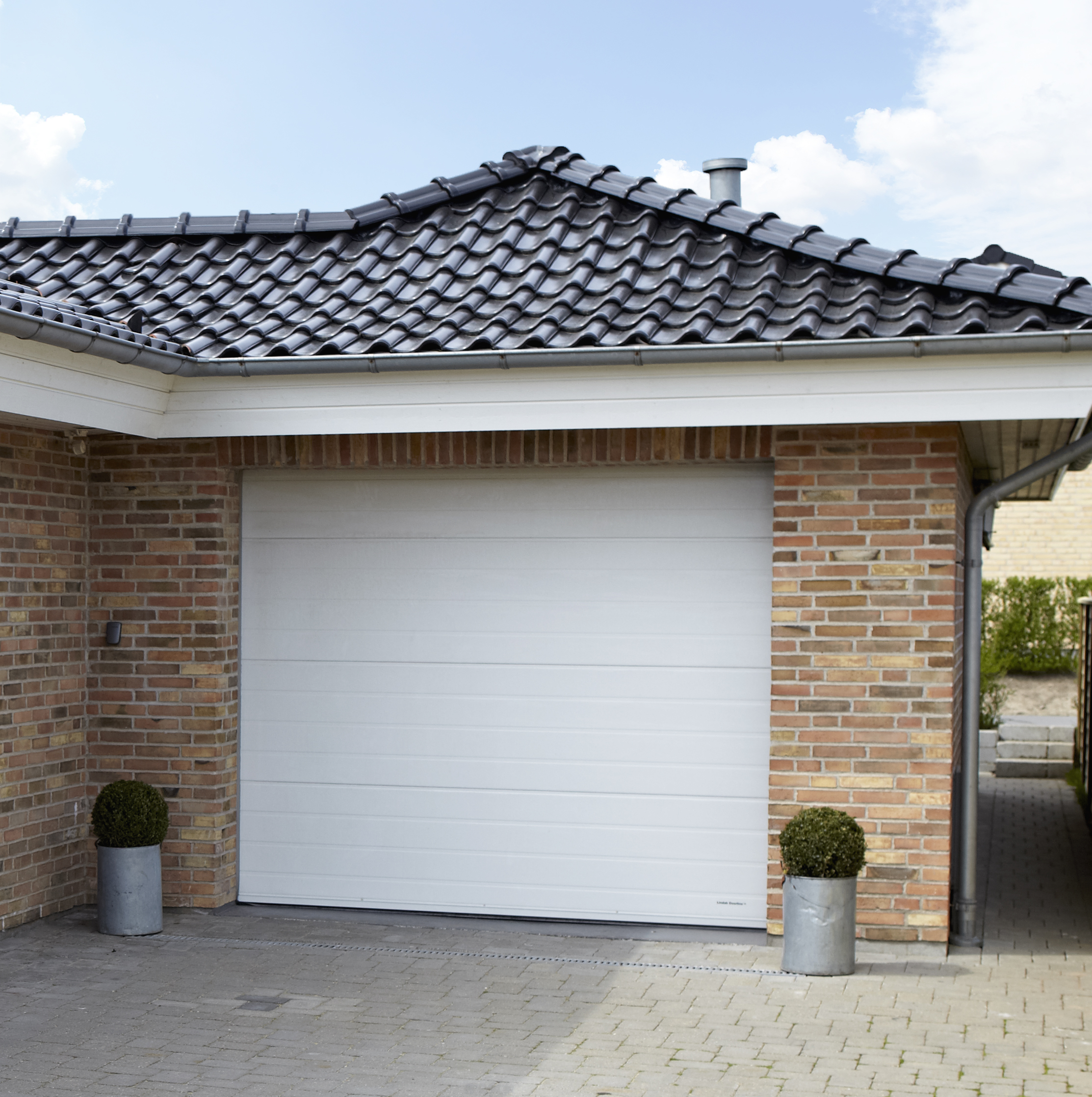 Lindab Garageport Hvid - 254x214cm