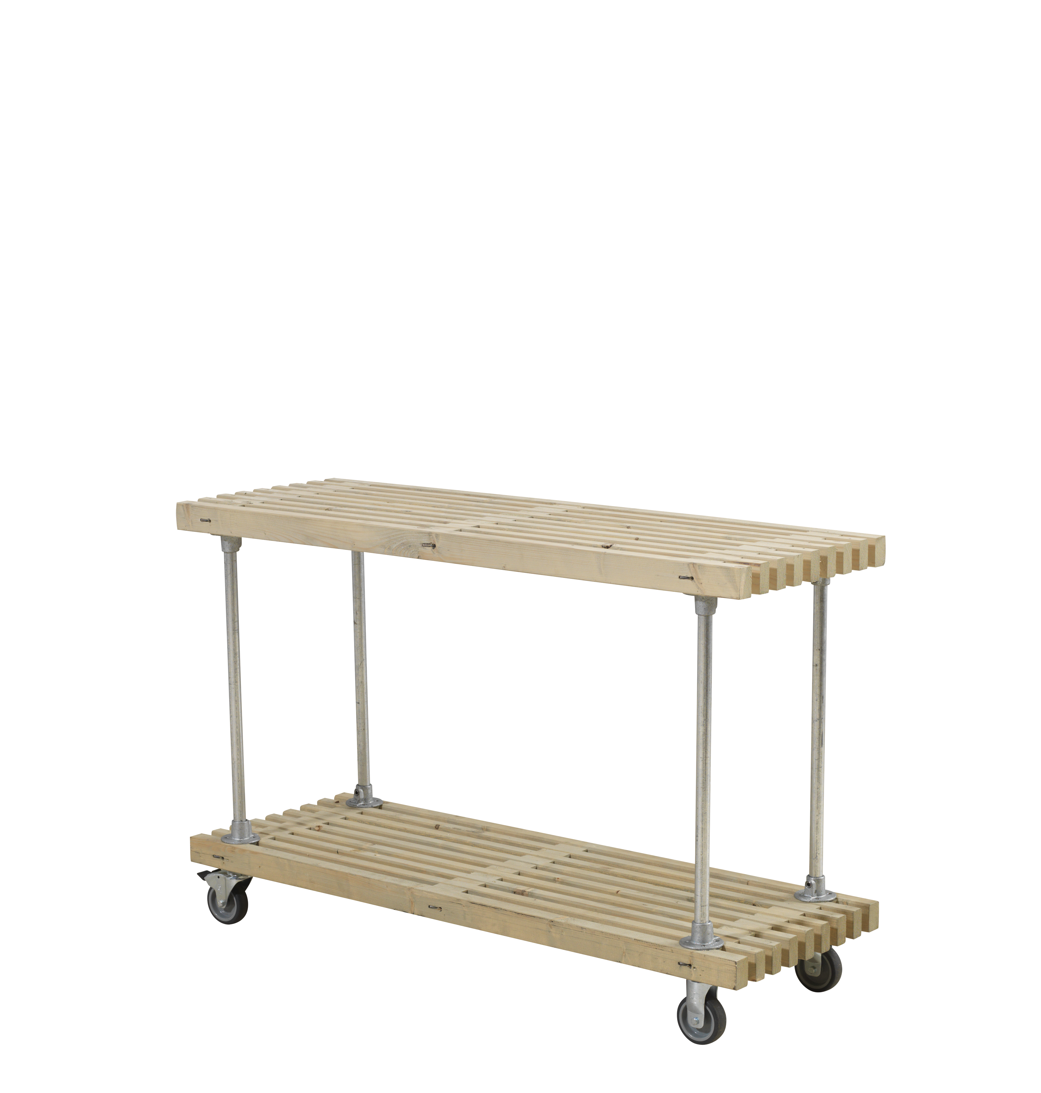 Plus Tralle Grill/anretterbord Drivtømmerfarvet - 49x90x140cm