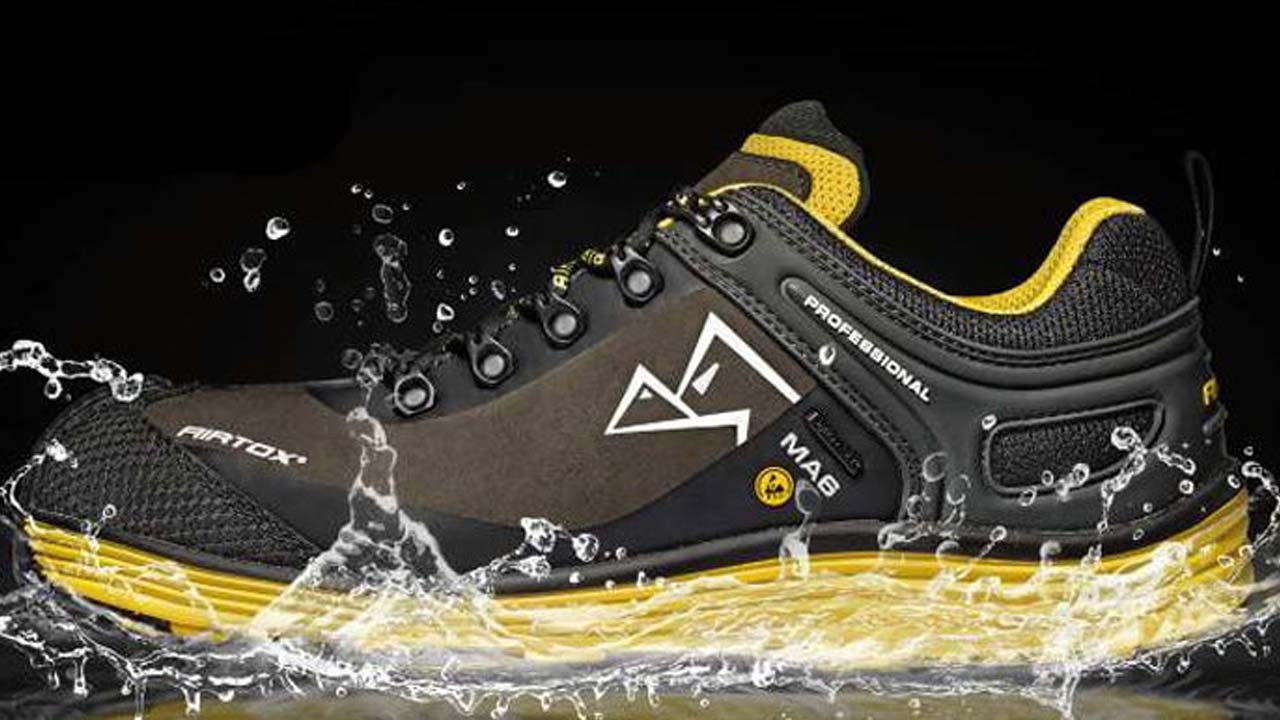 Sikkerhedssko med Airtox Aquacell