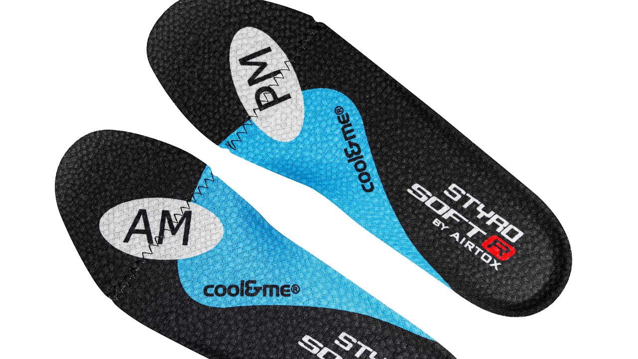 Såler med Airtox Styrosoft stødabsorbering