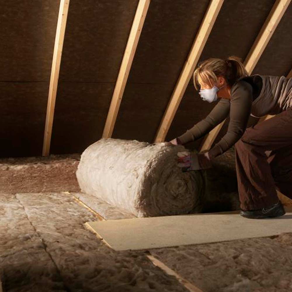 Ny isolering af loftet