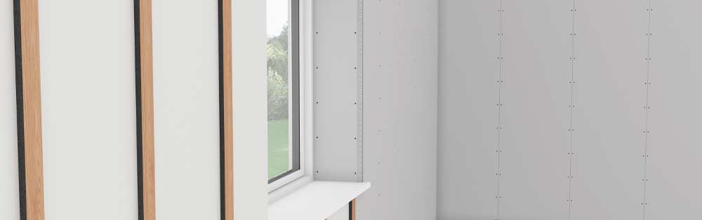 Varmvæggips til isolering af vægge